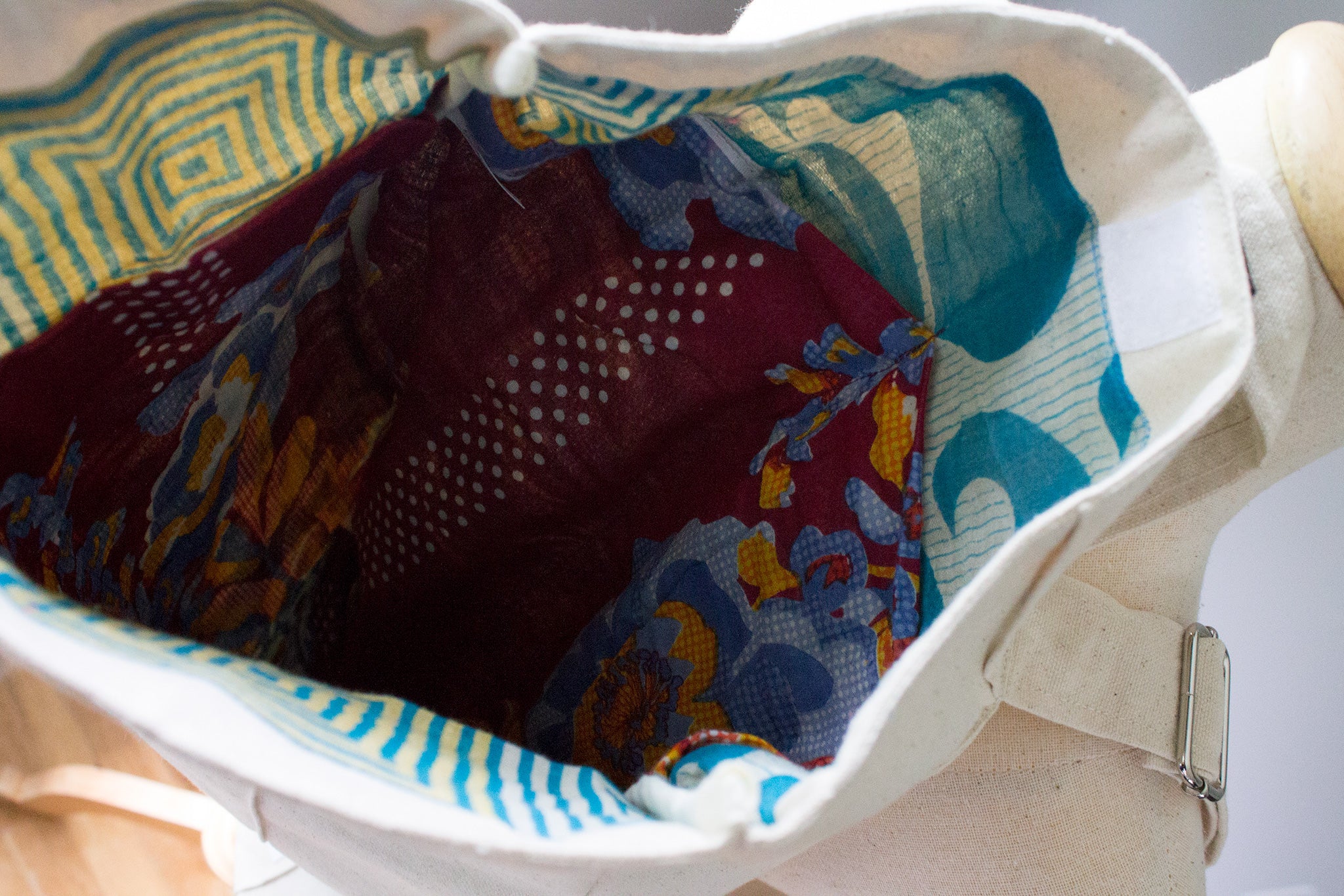 Canvas Foldover Backpack