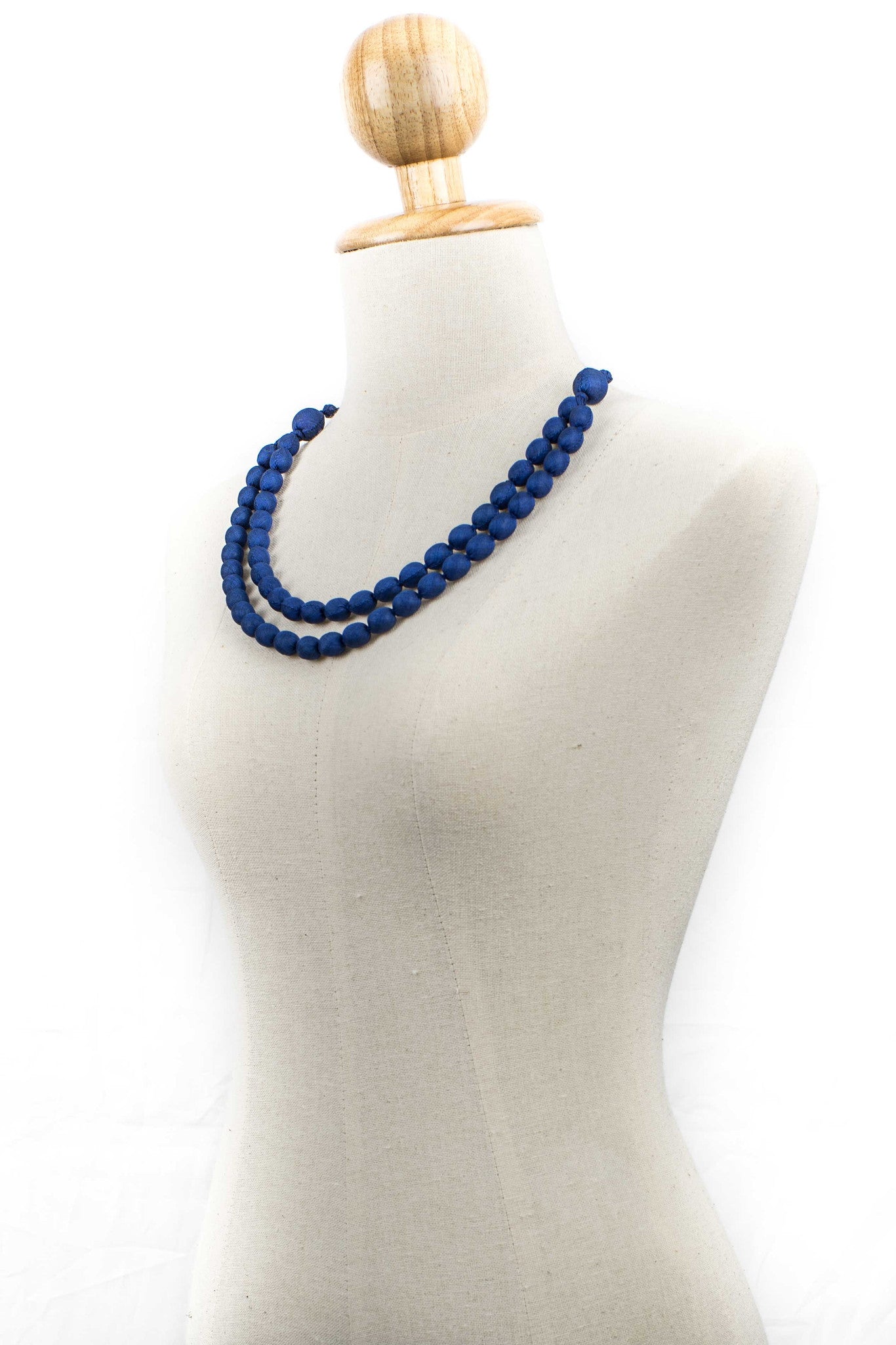 2 Strand Silk Necklace