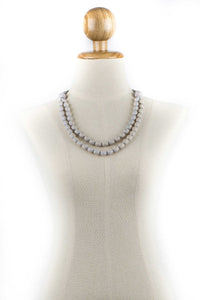 2 Strand Silk Necklace