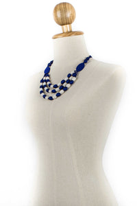 3 Strand Silk Necklace
