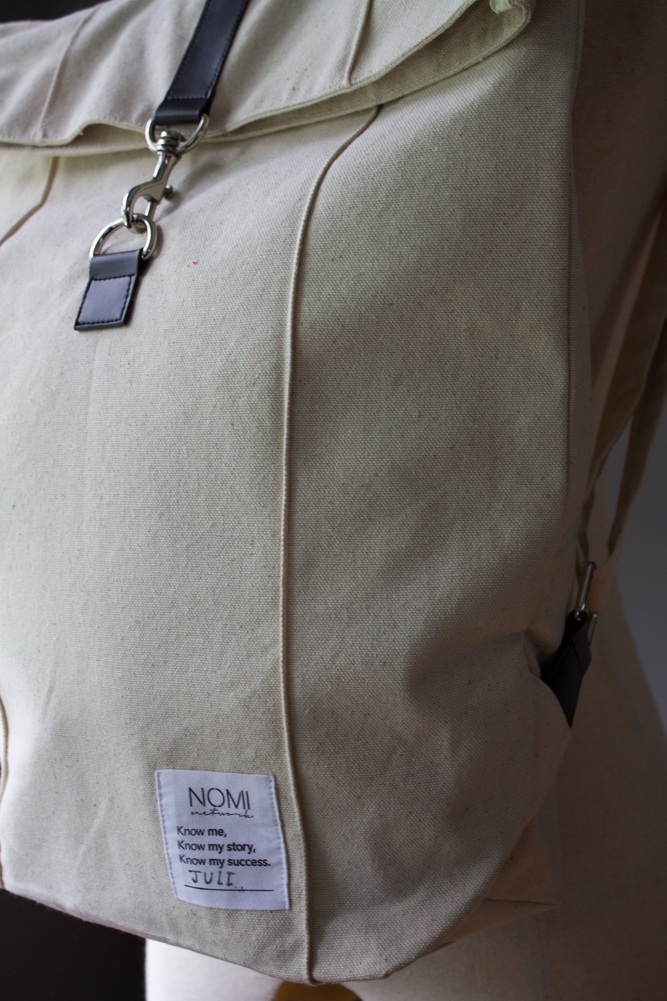 Canvas Foldover Backpack Nomi Network Store