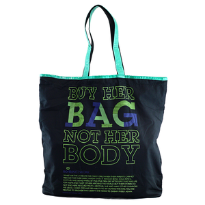 Slogan Zip Tote