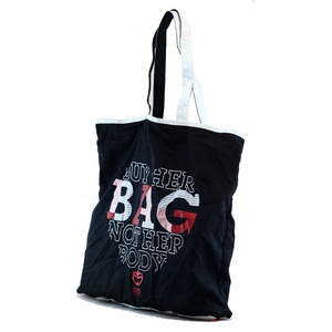 Heart Slogan Zip Tote